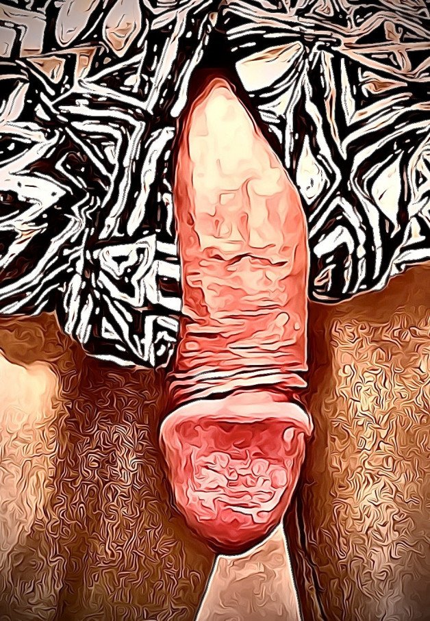 Photo by Kontol2 with the username @Kontol2, who is a verified user,  August 31, 2024 at 2:56 PM. The post is about the topic Show your DICK and the text says 'Artsy #cock'