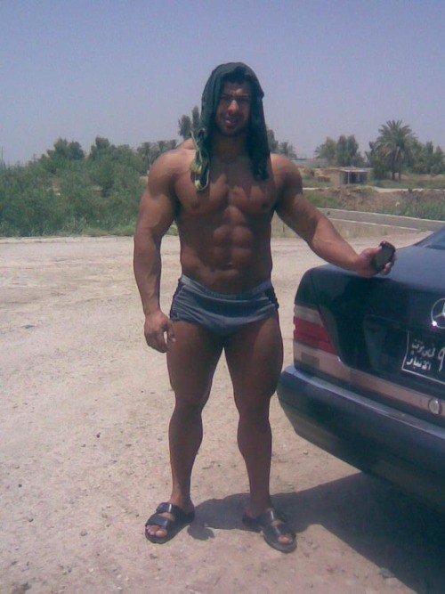 Watch the Photo by thepleasureprinciple with the username @thepleasureprinciple, posted on June 13, 2017 and the text says 'orangeskyprpl:

hairyhungnbearded:
stratisxx:
This hot Arab daddy’s thick thighs will pin you down while he thrusts his huge cock deep inside you… You don’t stand a chance against this aggressive beast.

Hot Arab Ass Stretcher!#big #ripped #muscle #arab..'