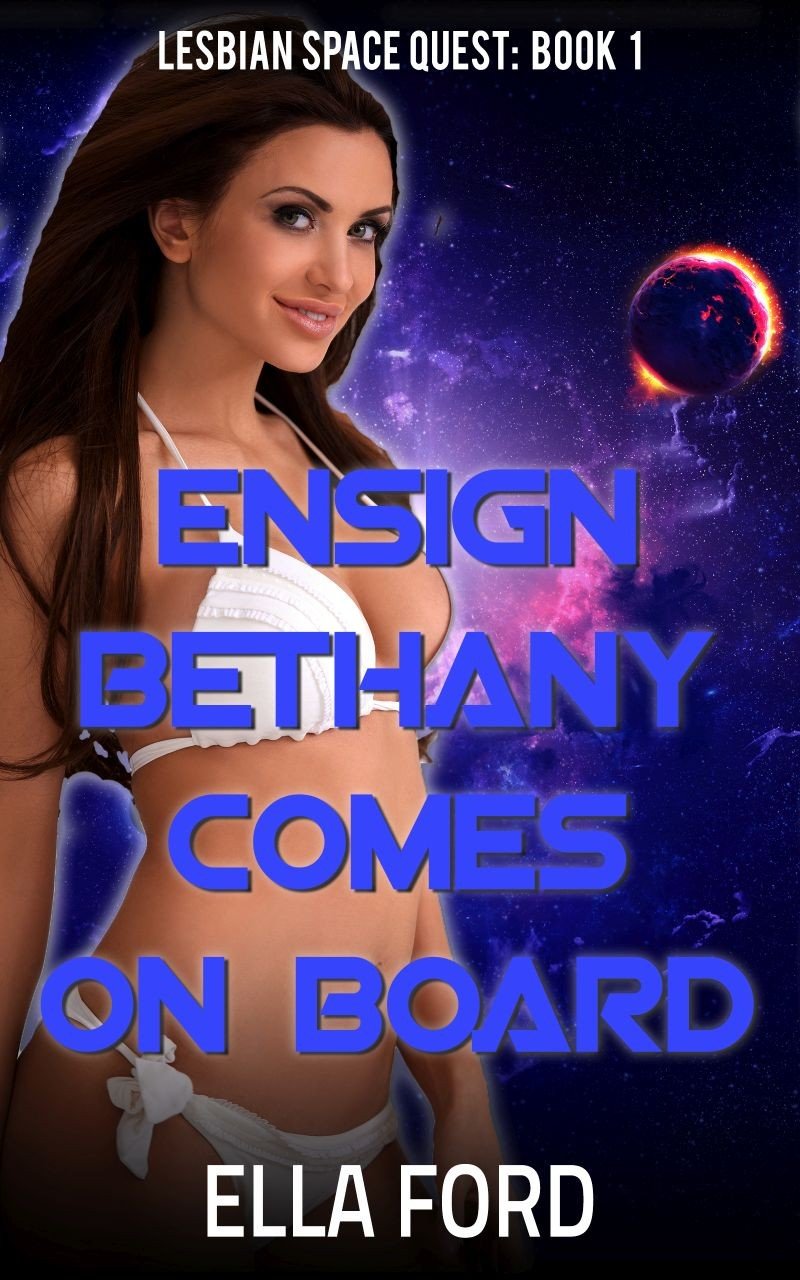Photo by Ella Ford with the username @EllaFordBooks, who is a verified user,  December 31, 2018 at 2:38 PM and the text says 'NEW RELEASE: Ensign Bethany Comes On Board!
https://amzn.to/2rZiUeX

I remember watching Star Trek as a little girl. I used to fantasize that Deanna Troi and Doctor Crusher would fall in love with each other and become a couple. This was long before I..'