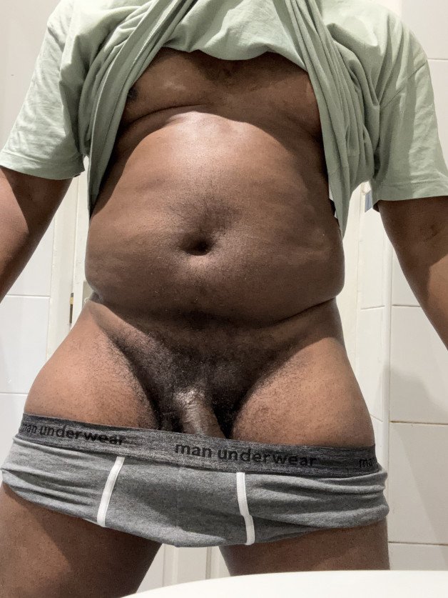 Photo by Dadbod2020 with the username @Dadbod2020, who is a verified user,  November 18, 2024 at 10:17 PM. The post is about the topic Black Gay Porn and the text says 'Big dick coming'