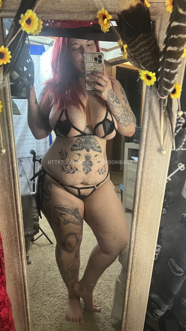 Photo by Nikii (Content Seller 18+ NO MEETS) with the username @Spookibabe, who is a star user,  August 14, 2024 at 4:02 AM. The post is about the topic MILF and the text says 'Bikini season is almost over BUT we can have fun all year round 🫦 ask for my menu!'