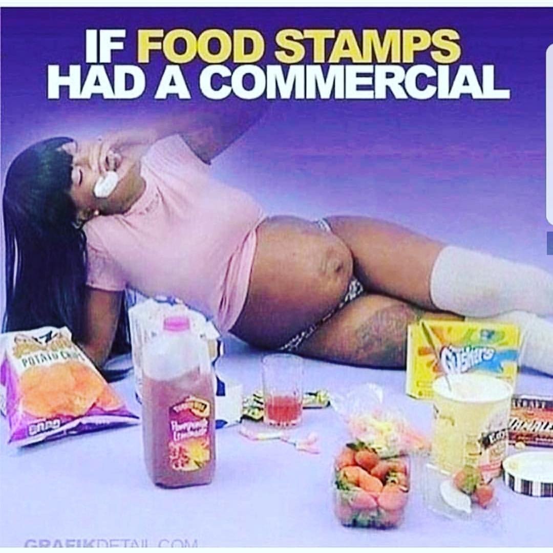 Photo by Sw33tchiba313 with the username @Sw33tchiba313,  March 24, 2017 at 9:17 PM and the text says 'harlemradiorema:

ITS OK.. TAG A FRIEND OR THREE .. YOU  ITS ONLY RIGHT IF THEY DO AS WELL.. #foodstamps #commercial #teamfuckyotimeline'