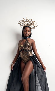 Photo by Ebony Tamara Fierce with the username @ebonytammy, who is a star user,  October 28, 2024 at 12:25 PM. The post is about the topic Sexual Chocolate and the text says 'Your queen💋
#chocogirl'