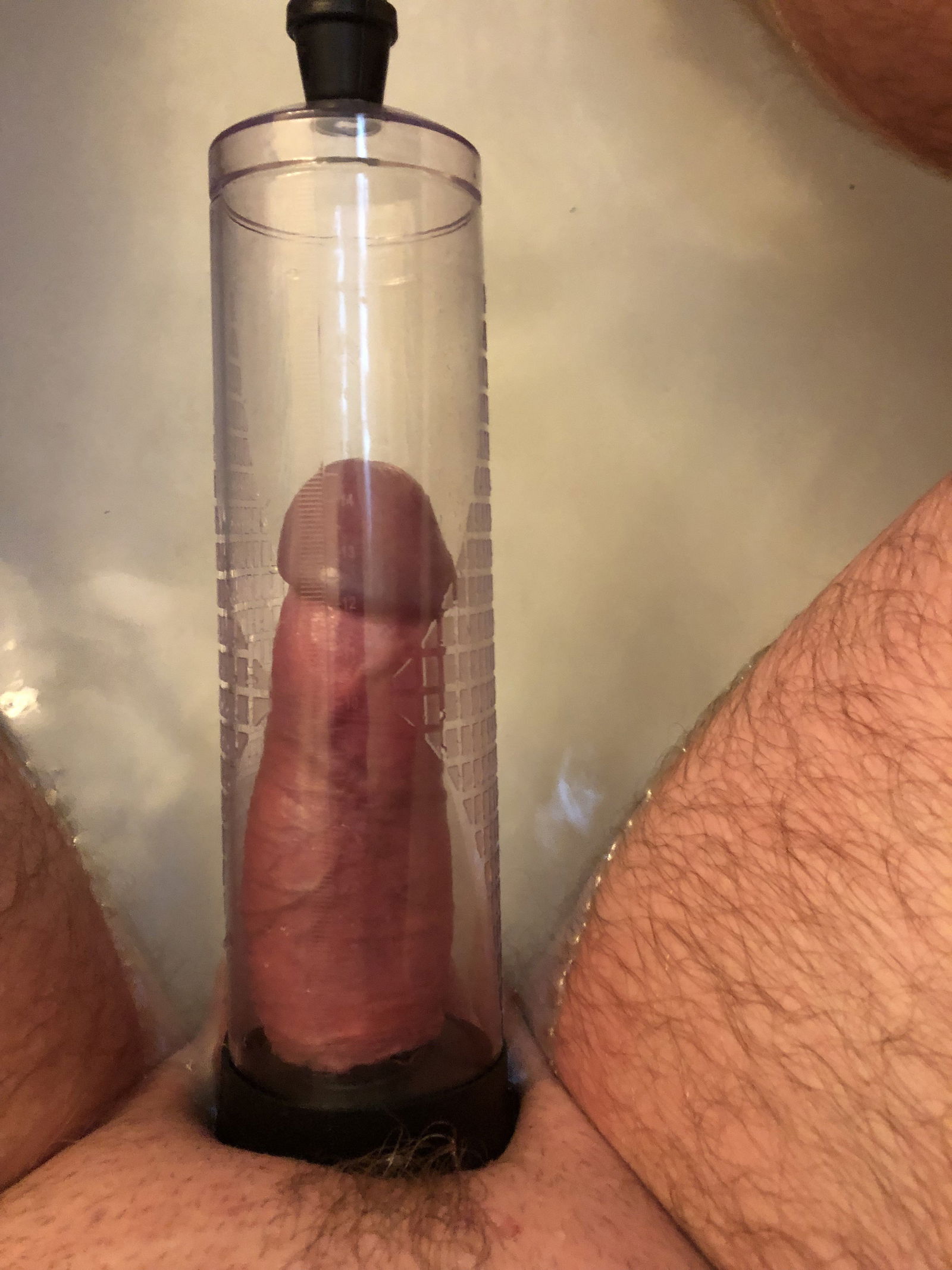 Album by Maxxxcum with the username @Maxxxcum, who is a verified user,  September 9, 2024 at 12:02 AM. The post is about the topic Penis Pumping and the text says 'From little seed to fully grown fruit. Who want to harvest my sperm?'