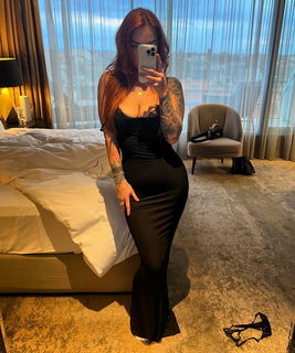 Photo by Scarlet Red Dragon with the username @redheadragonmodel, who is a star user,  September 30, 2024 at 11:04 PM. The post is about the topic MILF and the text says 'Have you noticed? Panties are already on the floor.... so my wet pussy is waiting for you💦'