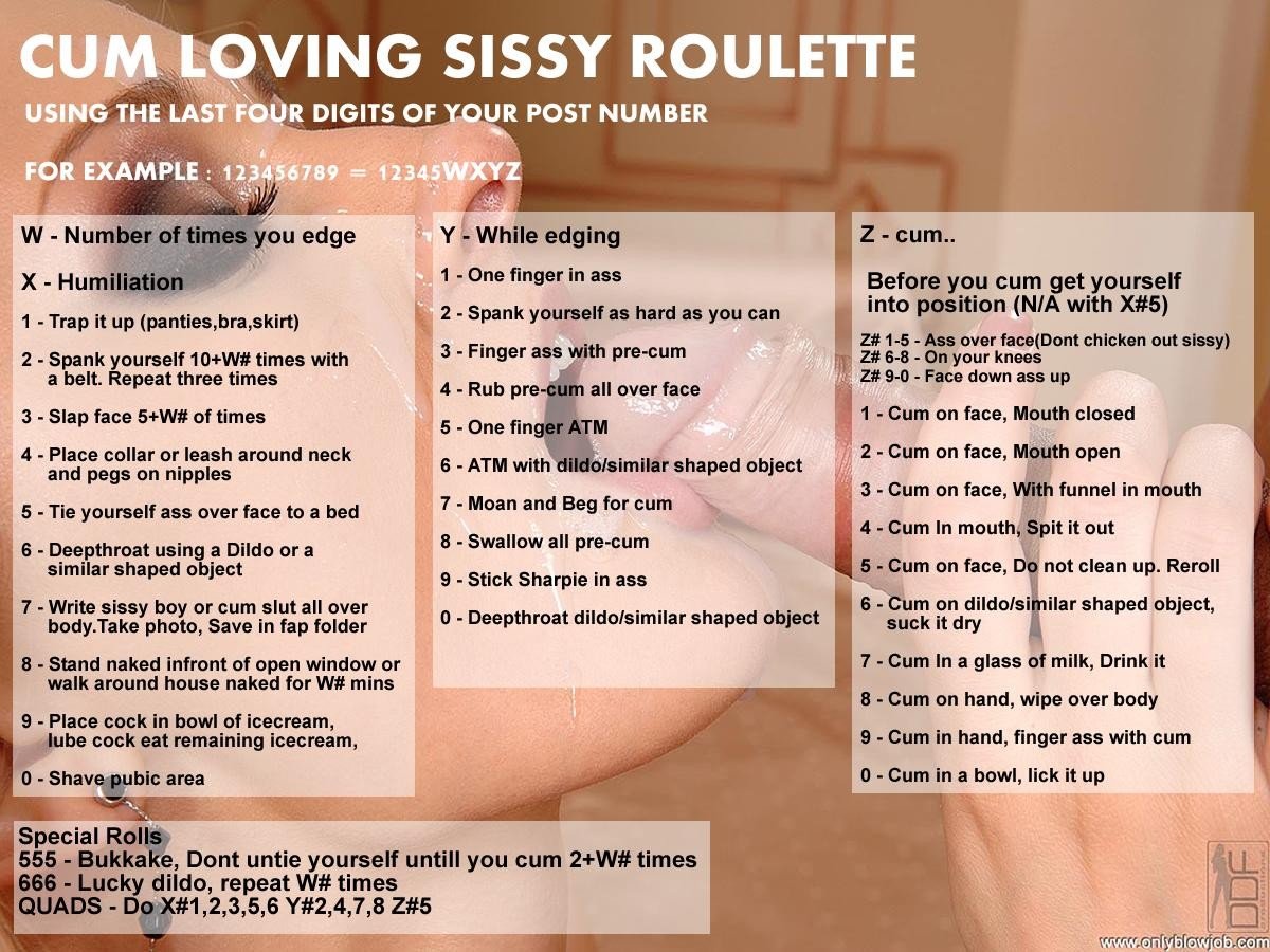 Photo by Granchester5626 with the username @Granchester5626,  September 9, 2019 at 9:37 PM. The post is about the topic Sissy cum roulette and the text says '#sissycumroulette #sissy #sissyslut'