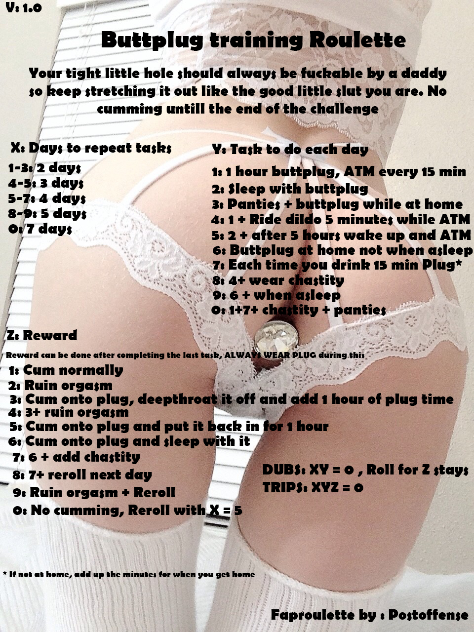 Photo by Granchester5626 with the username @Granchester5626,  April 5, 2020 at 1:10 AM. The post is about the topic Sissy cum roulette and the text says '#sissy #sissycumroulette #cum'