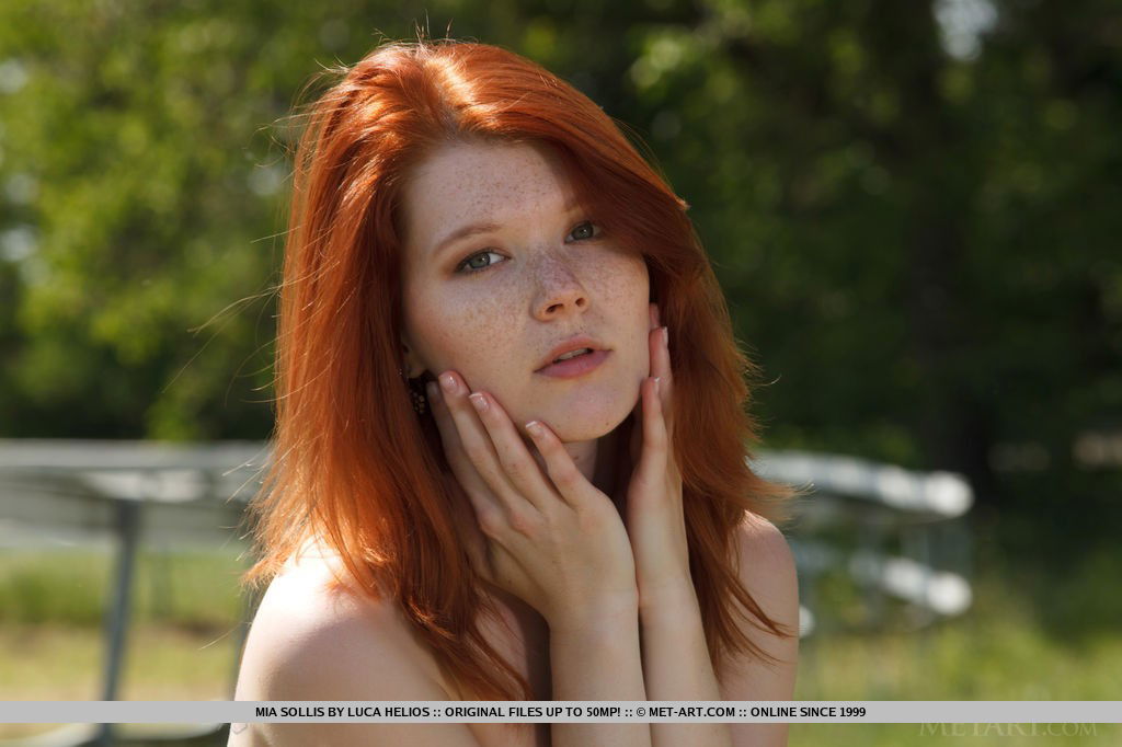 Album by Hot Girls Only with the username @sparkynicm, who is a verified user,  June 21, 2019 at 3:30 PM. The post is about the topic Mia Sollis and the text says '#MiaSollis, #redhead'