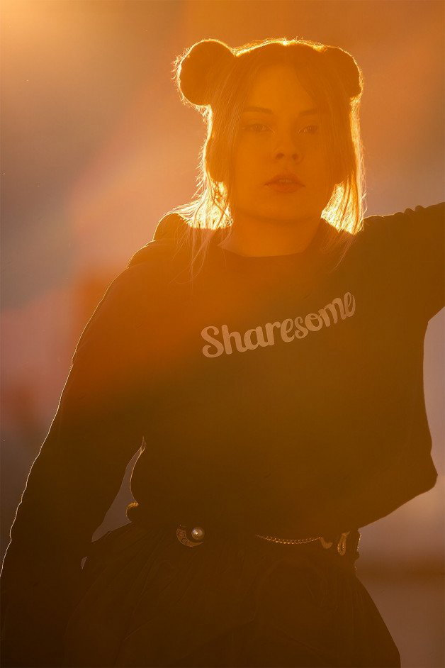 Photo by TamTam with the username @TamTam, who is a star user,  February 4, 2022 at 2:37 PM. The post is about the topic Sharesome Content Creators and the text says '🛑STOP🛑

Shop the new merch here 
https://sharesomelove.com/
and #sharesomelove 🍯❤️
tag us on social media and let us know how you feel in this soft furry ( on the inside😉 ) top 😎or in any other cool merch '