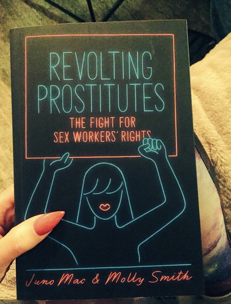 Photo by TamTam with the username @TamTam, who is a star user,  January 4, 2019 at 10:39 AM and the text says 'Anyone from @sharesome read this book ? 
I am so curious to read it .
#sharesome
#redumbrella 
#sexworkiswork'