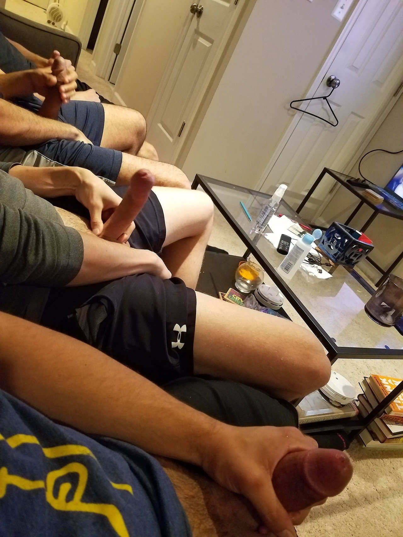 Watch the Photo by queerfever with the username @queerfever, who is a brand user, posted on December 18, 2018. The post is about the topic wankbuddies. and the text says 'A night with the boys

#jerkingoff #batebuddy #buddybate #masturbation #jerkoff #cocks'