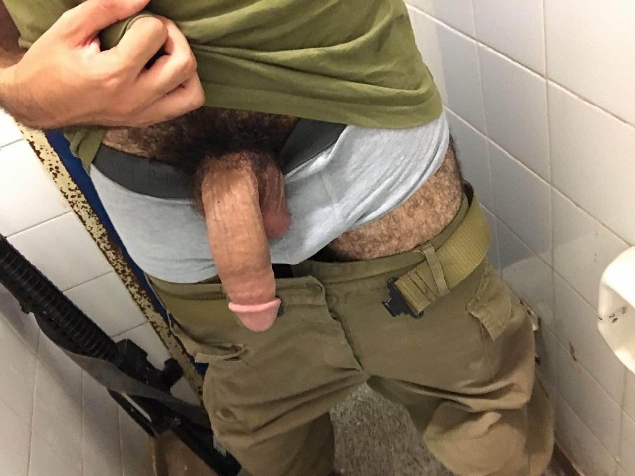 Photo by queerfever with the username @queerfever, who is a brand user,  December 21, 2018 at 4:35 PM. The post is about the topic big cocks and the text says 'Nice military cock'