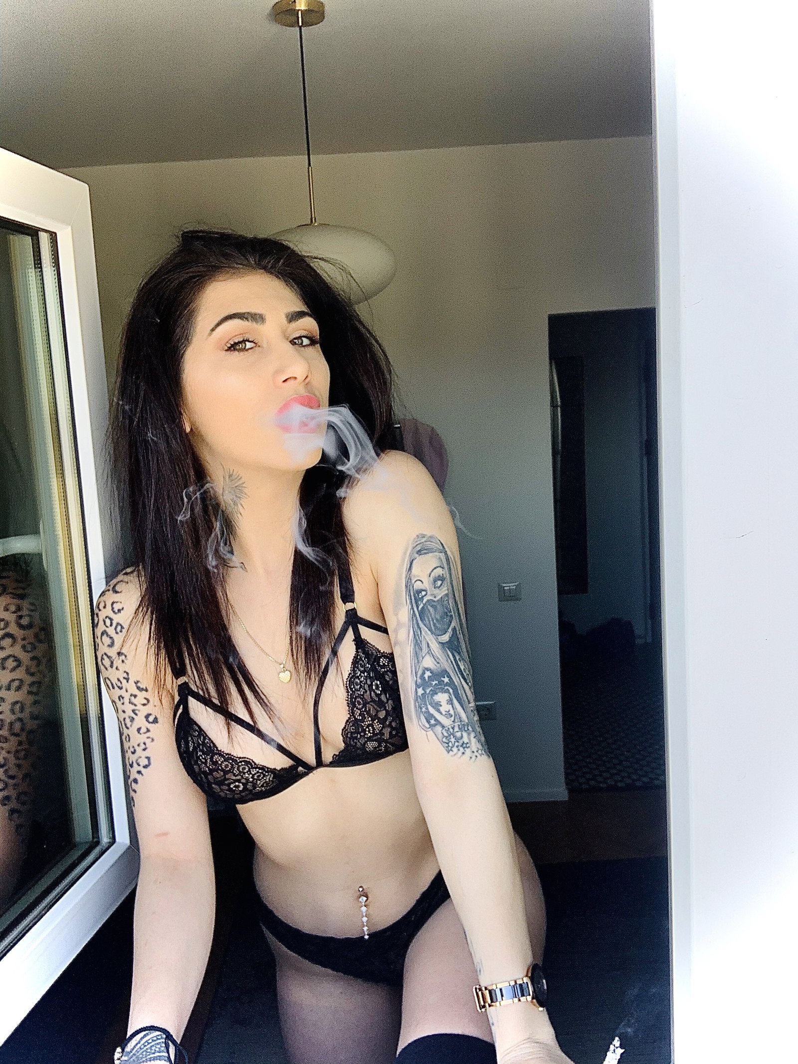 Photo by Aysha Rosse with the username @AyshaRosse, who is a star user,  April 11, 2020 at 11:00 AM. The post is about the topic Sexy Lingerie and the text says ':* #Sharesome #SharesomeLove #ManyVids #Instagram #brunette #tattoo #sexy #cutegirl #sexygirl #hit #pritty #teen #young #adorable'