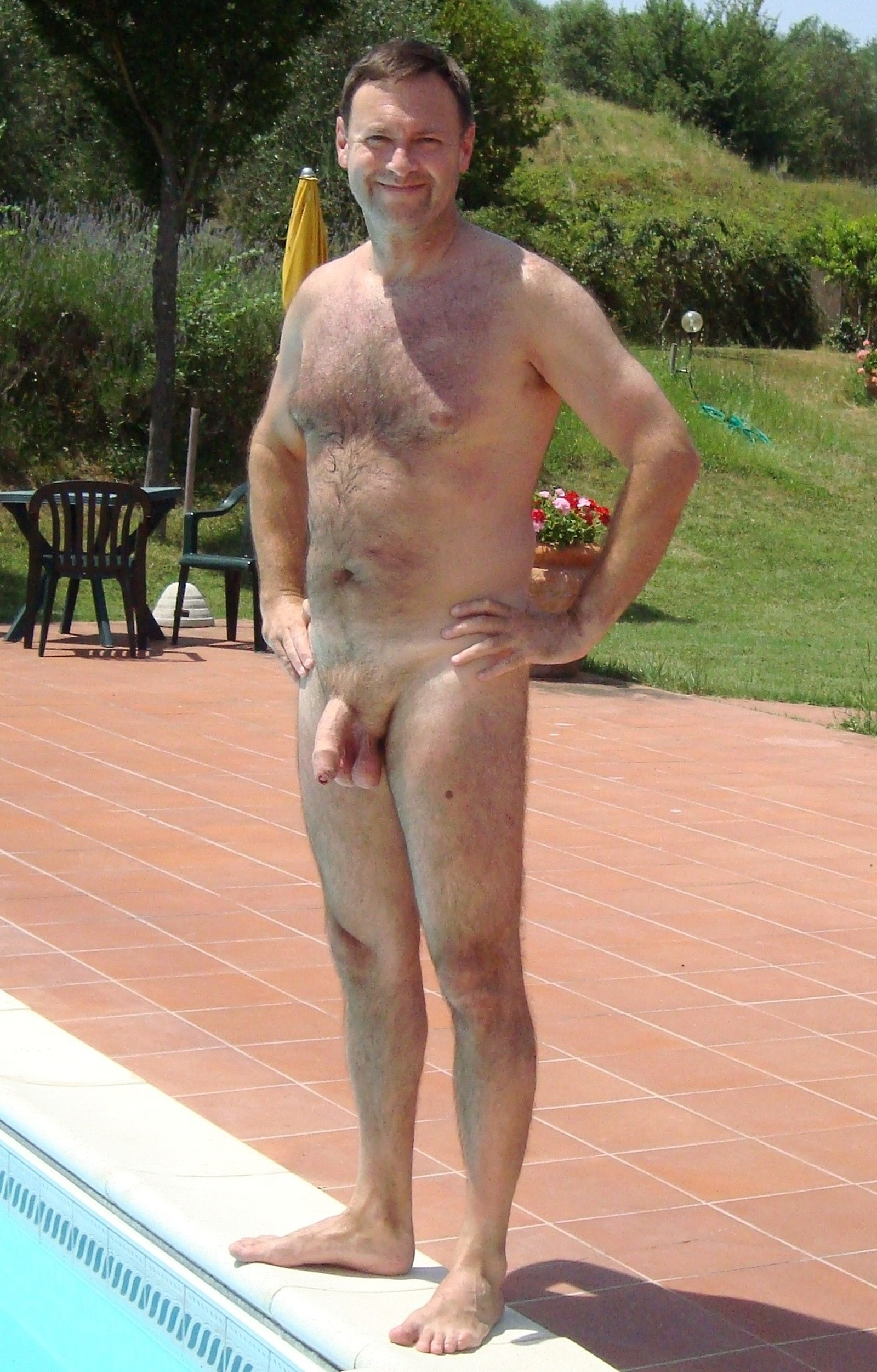 Photo by exhibinudists with the username @exhibinudists,  October 3, 2018 at 3:18 PM and the text says 'your-nude-photos:

averagedudenextdoor:
Decently hung uncut dude with dadbod, hanging by the pool
Reblog from sbrett47, 31k+ posts, 27.8 daily.
320k+ follow All my blogs'