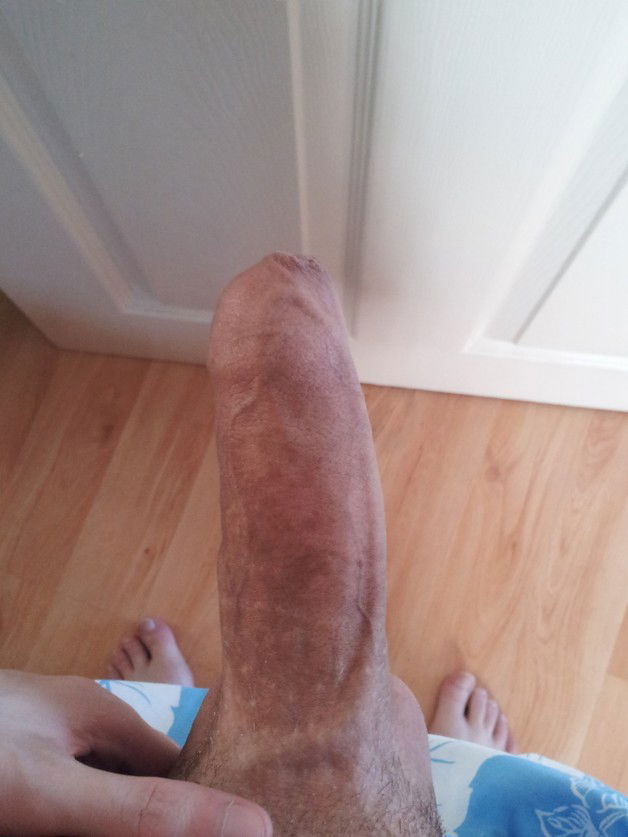 Photo by condoblueskies with the username @condoblueskies,  September 8, 2014 at 12:34 PM and the text says 'I like the closed-ness of this foreskin. Its a real beauty'