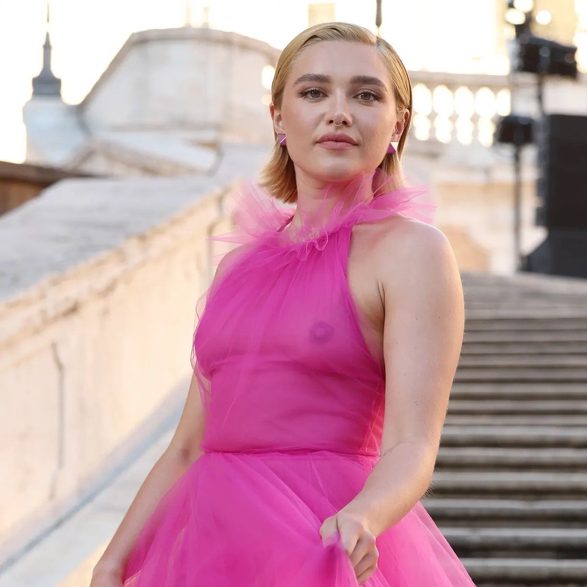 Photo by FullDerp with the username @FullDerp,  July 14, 2022 at 3:10 PM. The post is about the topic Whedon-Verse Hotties and the text says 'Florence Pugh!'