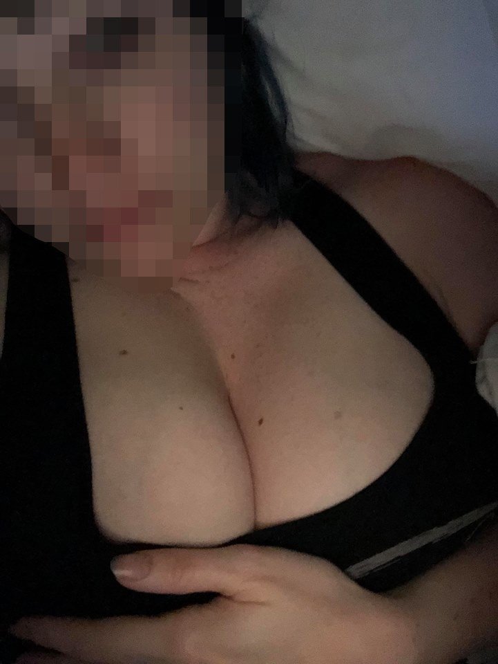 Photo by DirtyWhoreWife with the username @DirtyWhore, who is a verified user,  October 3, 2018 at 10:54 PM and the text says 'My wife sending me some teaser photos of herself. So now I tease you all with them. #wife  #big  #tits  #tits  #boobs  #big  #boobs  #teaser  #boobs  #teaser  #tits  #cleavage'