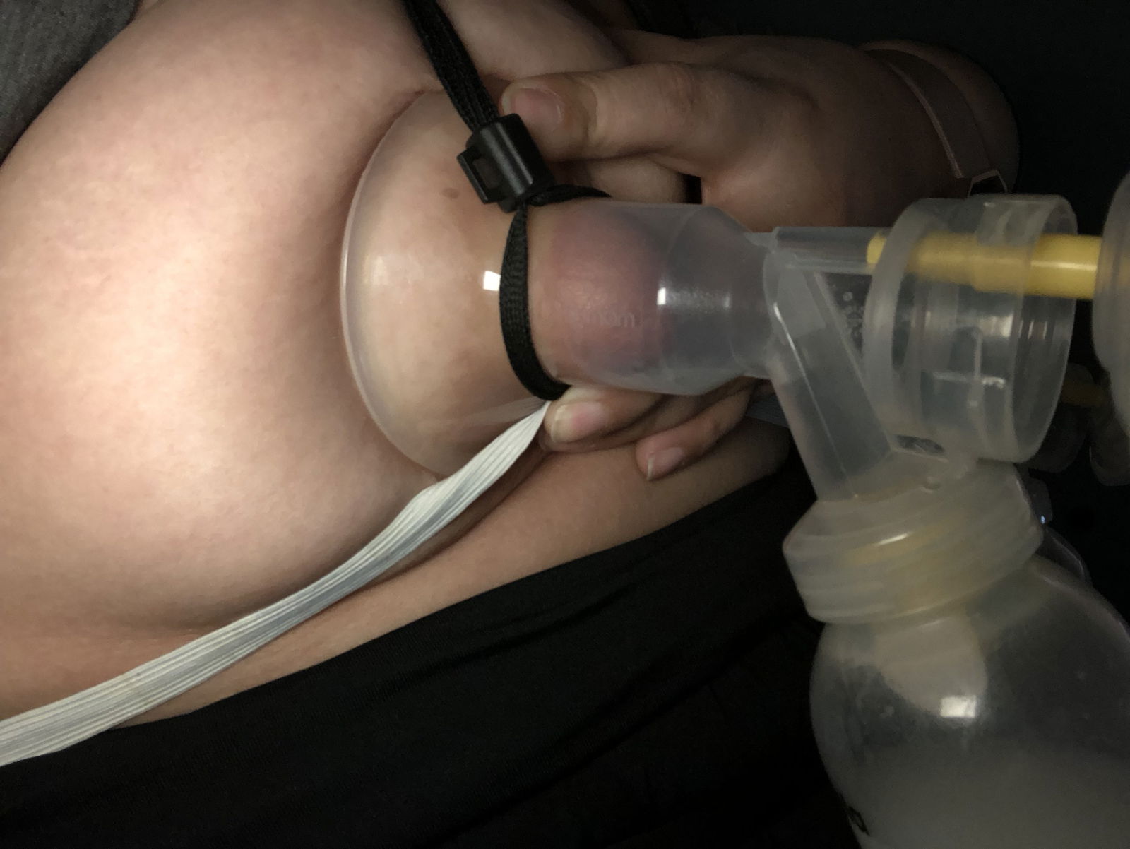 Watch the Photo by preggoalways with the username @preggoalways, posted on March 2, 2018 and the text says '8 am pumping and they looks so good hooked up to the pump #preggoalways  #lactation  #lactating  #lactating  #girl  #pumping  #pumping  #harness  #breast  #pumping  #hucow  #hucow  #life  #human  #cow  #udders  #big  #udders  #full  #udders  #full  #boobs..'