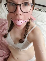 Photo by CalliRoseXO with the username @CalliRoseXO, who is a star user,  February 18, 2021 at 12:44 PM. The post is about the topic Bondage and the text says 'Cum on my face.. I won't say a word!'