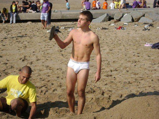 Watch the Photo by gaytodaygaytomorrow with the username @gaytodaygaytomorrow, posted on May 29, 2019 and the text says 'undies on the beach is so good

source;  bingimages'