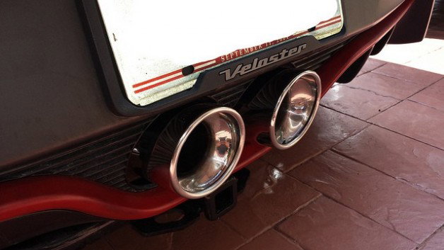 Photo by Jadehawk with the username @Jadehawk,  February 24, 2014 at 10:46 AM and the text says 'Flowmaster Exhaust Tips, a set on Flickr'