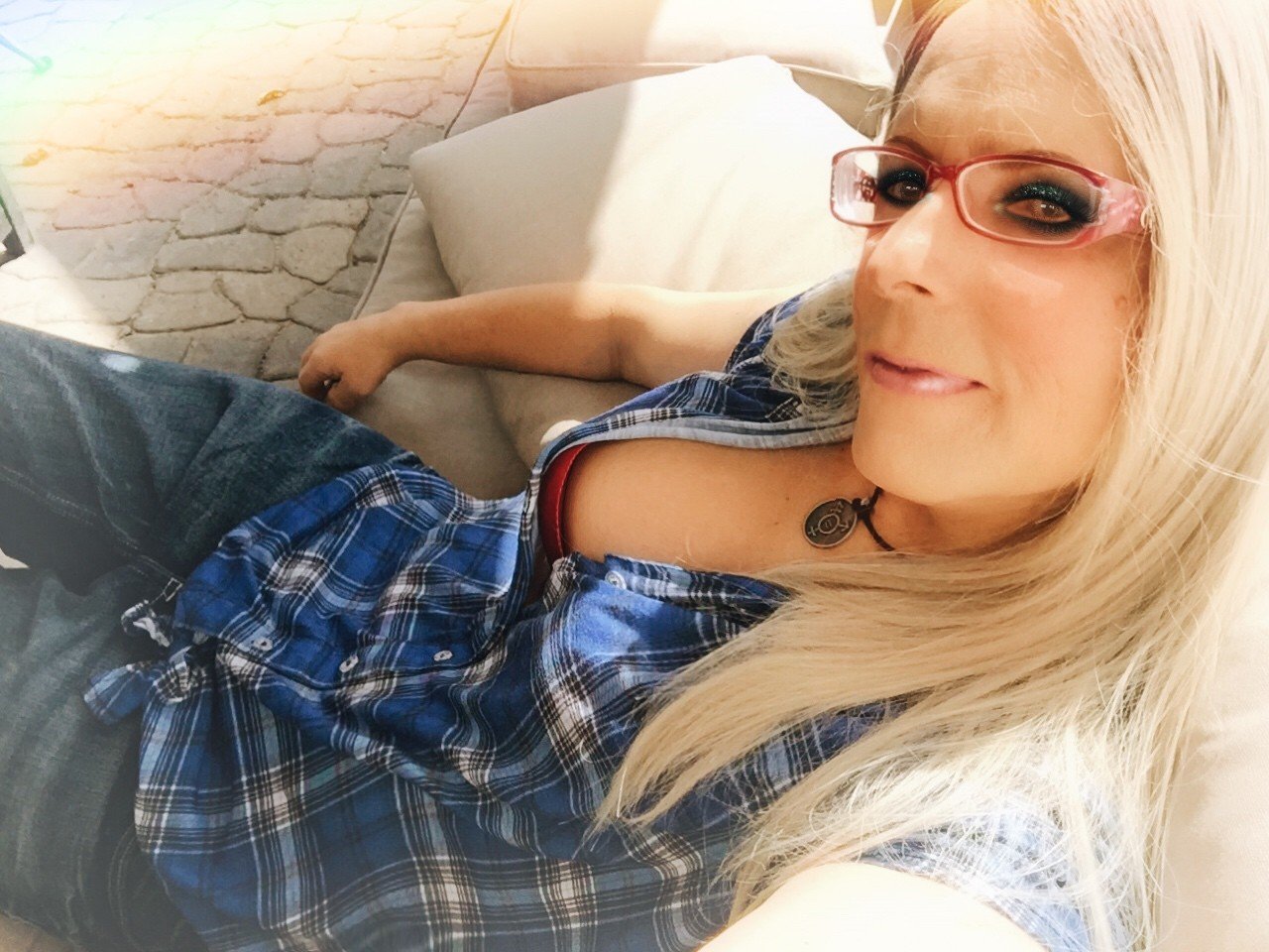Photo by TG-Andrea with the username @TG-Andrea, who is a verified user,  March 25, 2019 at 11:26 AM. The post is about the topic Trans and the text says 'Approved!! Yay now I can share my favorite pics with you all!! Please like share and comment to help me grow! So excited to share me with all of you!! Kisses 😘

#transgender #tranny'