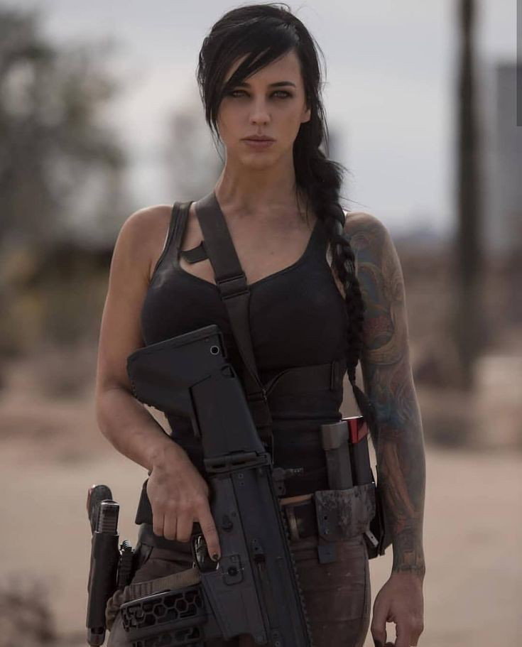 Photo by mystuffwarehouse with the username @mystuffwarehouse,  November 11, 2020 at 4:04 PM. The post is about the topic MILF and the text says 'Happy Veterans day to my American followers!

#guns #tattoo #milf

Don't forget to follow, like and share'