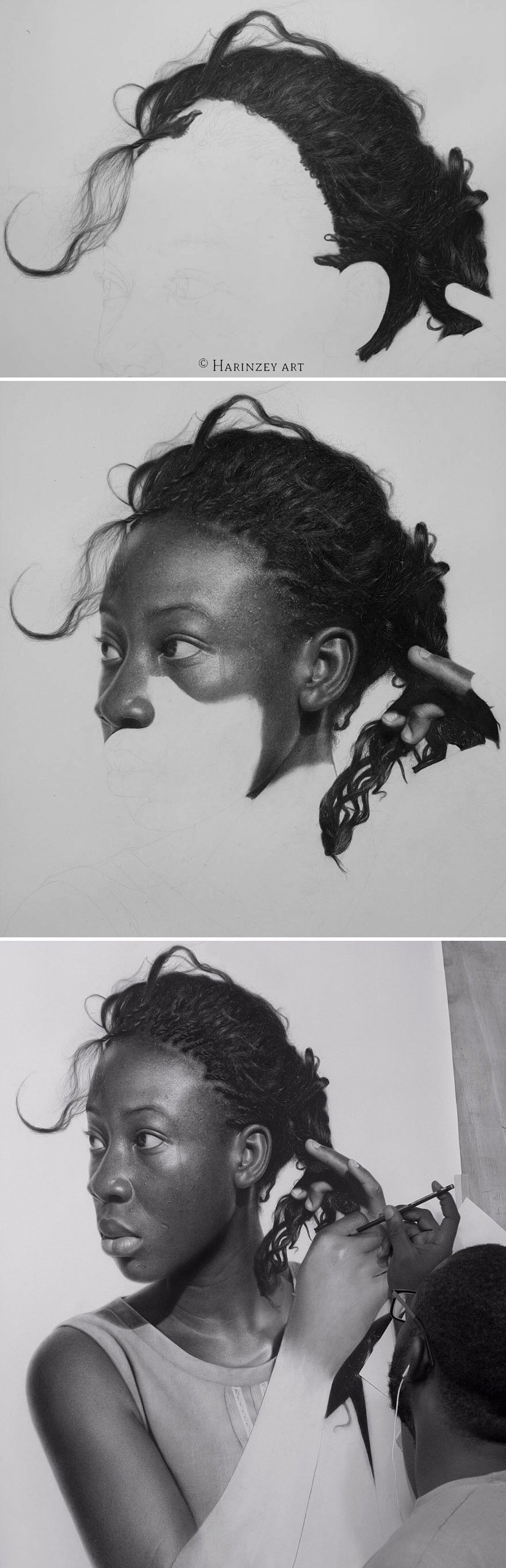 Photo by BlaXRetu with the username @BlaXRetu,  March 25, 2017 at 10:08 PM and the text says 'lagonegirl:



Unbelievable realistic pencil drawings by this Nigerian artist look more real than photos themselves.


What absolute fucking incredible talent. This is Black Excellence! #ProtectBlackArtists  #BlackPride'