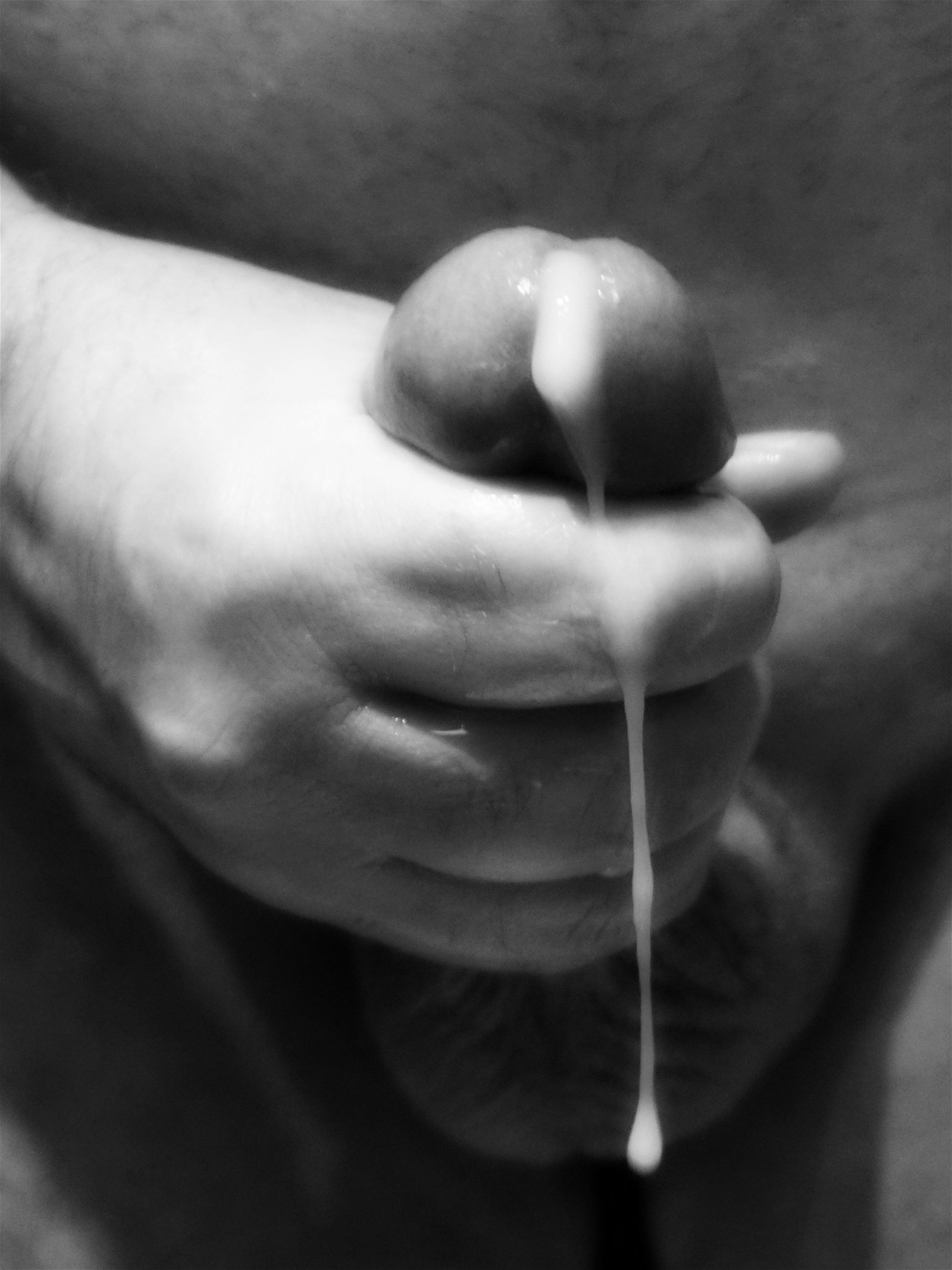 Photo by Spike50Kinky with the username @Spike50Kinky, who is a verified user,  March 18, 2020 at 2:53 AM and the text says 'Here's some B&W photos of me 😉

#cock #circumcised #cum #masturbatating #masturbation #me'