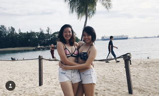 Photo by asdsker11 with the username @asdsker11,  May 1, 2017 at 6:07 PM and the text says 'garlick88:

upandundersg:

Ms big jugs from acjc #sggirls #sg

Nice young tits'