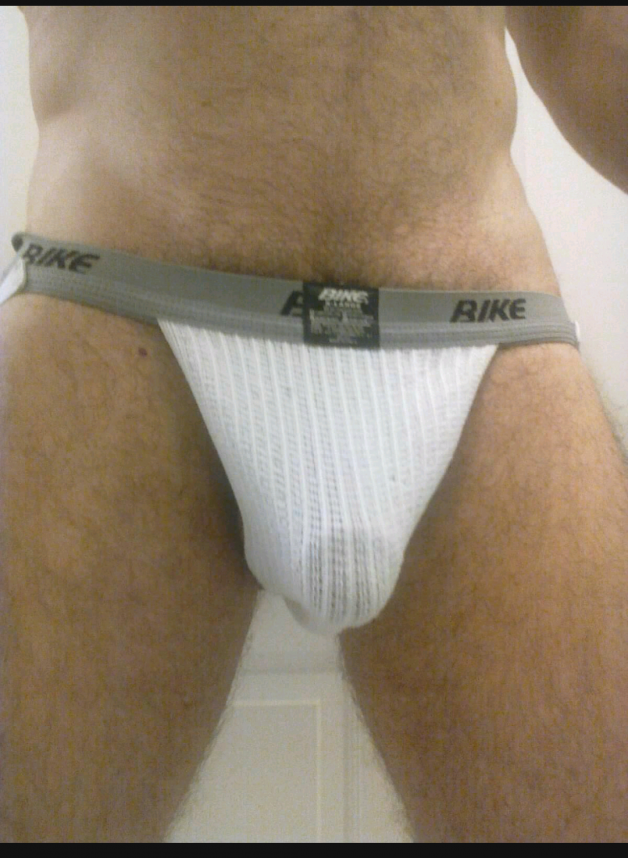 Photo by jocrob with the username @jocrob,  December 22, 2018 at 10:45 AM and the text says 'I used to reblog white jocks sporting their jockstrap bulges but a black bull found me and turned me into his white pussy boi. It's a BNWO now for me'