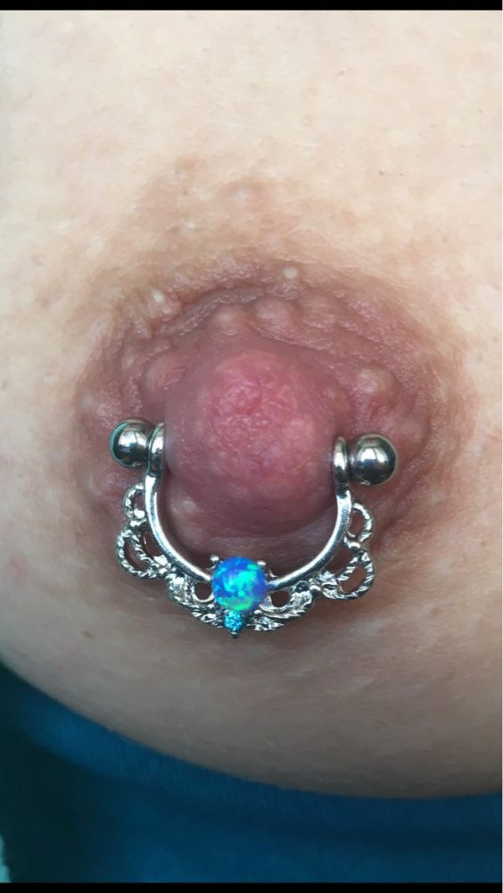 Photo by alierotic2 with the username @alierotic2,  October 23, 2018 at 1:40 PM and the text says 'Hot Sale 2Pcs titanium Nipple Shield Piercing 14G Opal Nipple Rings Body Jewelry Good Friend Gift 
Buyer: T***a
Via: http://www.aliexpress.com/item//32795384967.html #2pcs  #titanium  #nipple  #shield  #piercing  #14g  #opal  #rings  #body  #jewelry..'