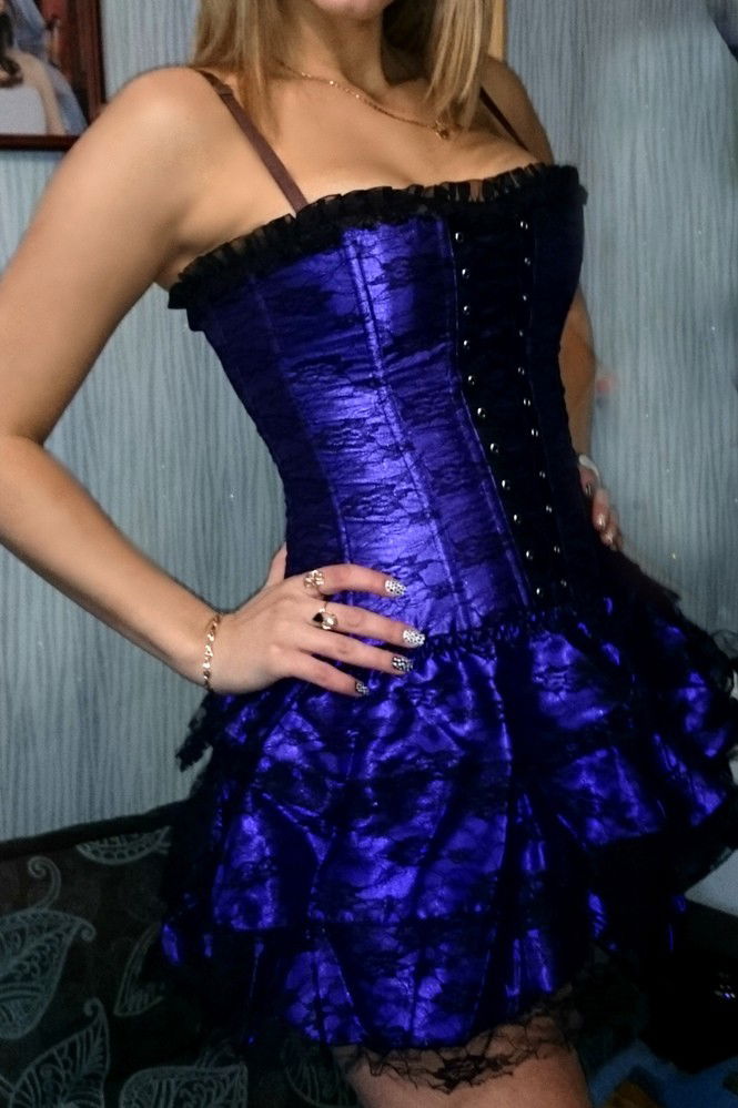 Photo by alierotic2 with the username @alierotic2,  January 26, 2016 at 6:50 AM and the text says 'Burvogue Sexy Underbust Corset And Bustier Lace Evening Women Casual Dress Plus Size Push Up Gothic Corset Dress With Skirt
Buyer: Sashka B.
Via: http://www.aliexpress.com/item//2045973843.html #burvogue  #sexy  #underbust  #corset  #and  #bustier  #lace ..'