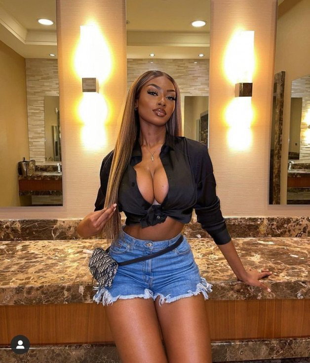 Photo by Devynsdogg with the username @Devynsdogg,  April 12, 2021 at 9:30 PM. The post is about the topic Black Beauties and the text says 'I can't wait to start getting out and meeting new people again!  #ebony #blackgirls #ilovedaisydukes #beautifulbreasts #awesomeboobs #beautyofthefemaleform #giwtf'