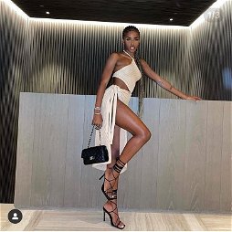 Photo by Devynsdogg with the username @Devynsdogg,  October 15, 2021 at 10:30 PM. The post is about the topic Black Beauties and the text says 'She makes the club hot!  #ebony #blackgirls #babes #sexyfemales #longlegs #girlswithighheels #clubgirls #giwtf'
