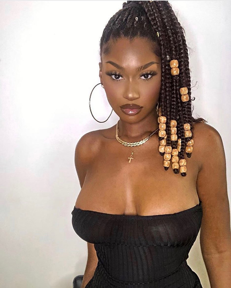 Photo by Devynsdogg with the username @Devynsdogg,  December 25, 2020 at 3:20 AM. The post is about the topic Black Beauties and the text says 'She's everything you dreamed of and more! #ebony #blackgirls #beautifulbreasts #sexyfemales #babes'