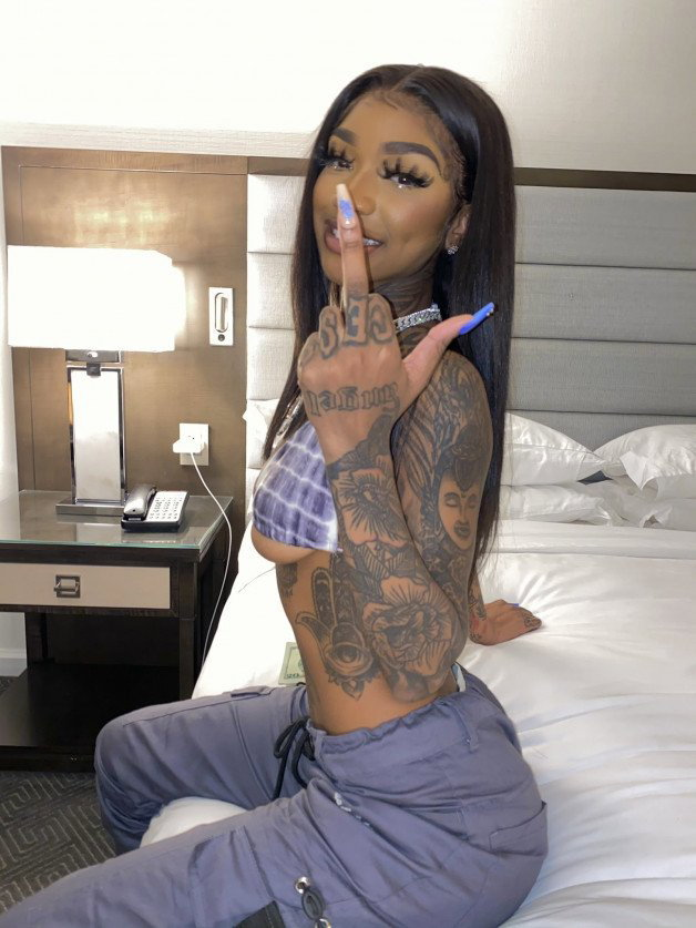 Watch the Photo by Devynsdogg with the username @Devynsdogg, posted on November 2, 2021. The post is about the topic Tattoo. and the text says 'A total hottie, if a bit expensive to maintain! #BlackGirls #Family #SexyFemales #Babes #InkedWomen #Fetish #GIWTF'
