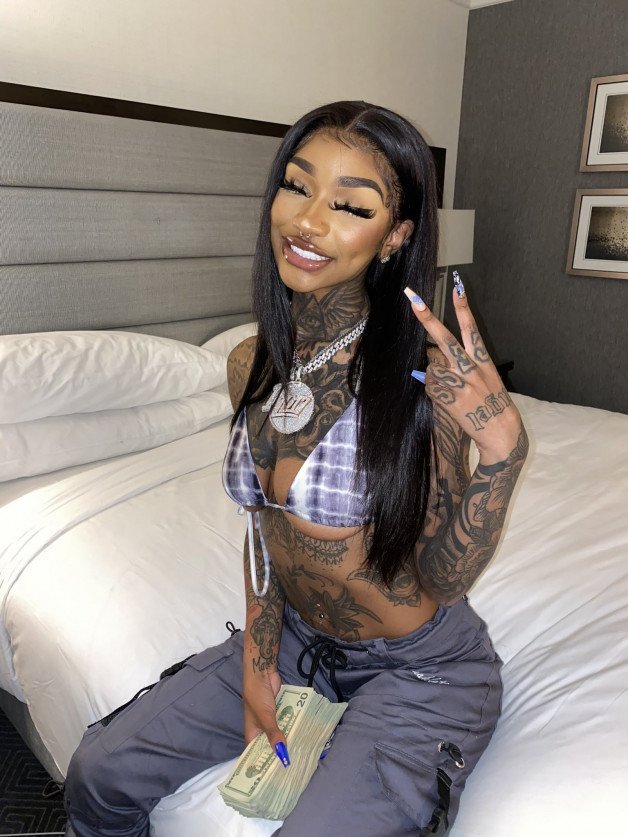 Watch the Photo by Devynsdogg with the username @Devynsdogg, posted on November 2, 2021. The post is about the topic Tattoo. and the text says 'A total hottie, if a bit expensive to maintain! #BlackGirls #Family #SexyFemales #Babes #InkedWomen #Fetish #GIWTF'