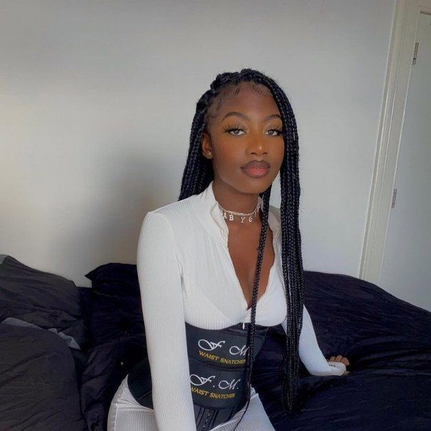 Photo by Devynsdogg with the username @Devynsdogg,  February 13, 2021 at 4:00 AM. The post is about the topic Black Beauties and the text says 'Slim 'n sexy! #ebony #blackgirls #beautifulblackgirls #sexyfemales #babes #petitegirls'
