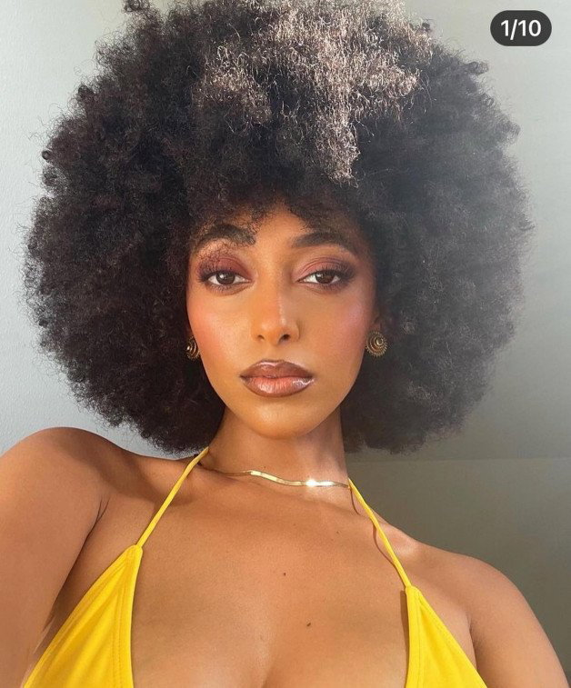 Watch the Photo by Devynsdogg with the username @Devynsdogg, posted on November 16, 2021. The post is about the topic Black Beauties. and the text says 'Gorgeous afro queen! #ebony #blackgirls #sexyfemales #babes #beautifulgirls'