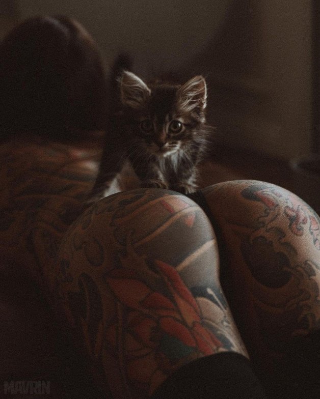 Photo by Devynsdogg with the username @Devynsdogg,  April 10, 2021 at 5:10 AM. The post is about the topic Tattoo and the text says 'Pussy!  And ink.  #inkedwomen #fetish #altgirls #ass #babes #sexyfemales'