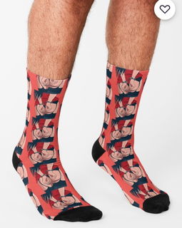 Album by Niftywizard with the username @Niftywizard, who is a verified user,  October 9, 2023 at 5:15 PM. The post is about the topic Bondage and the text says 'Kinky fetish socks https://www.redbubble.com/shop/ap/153409491?asc=u'