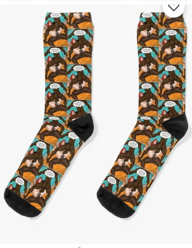 Album by Niftywizard with the username @Niftywizard, who is a verified user,  October 9, 2023 at 3:56 PM and the text says 'Hotwife socks

Adult hotwife socks https://www.redbubble.com/shop/ap/153354876?asc=u'