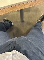 Photo by Gifted18 with the username @Gifted18,  October 28, 2022 at 5:48 AM. The post is about the topic GIfted18's dick and the text says 'Normal day at work!'