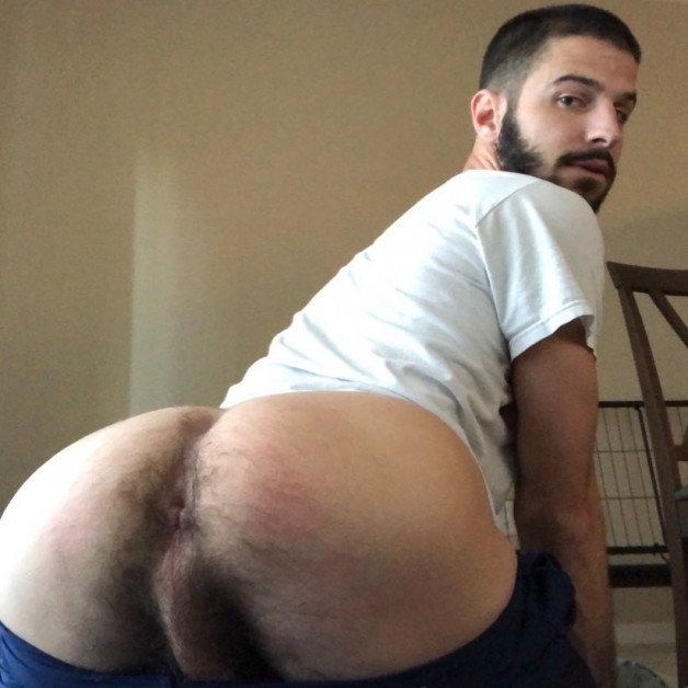 Photo by Nickplus33 with the username @Nickplus33, who is a verified user,  May 18, 2024 at 4:26 AM and the text says '#otter  #beard #hole #buttspread #hairyhole'