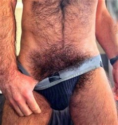 Photo by Nickplus33 with the username @Nickplus33, who is a verified user,  May 24, 2024 at 2:55 AM and the text says '#thickbush #jockstrap #hairy'