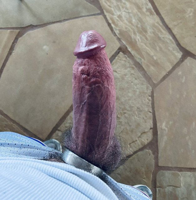 Photo by Nickplus33 with the username @Nickplus33, who is a verified user,  March 15, 2024 at 2:28 AM and the text says '#massivecock #monstercock #veiny #hung #thickdick #longdick #fatcock #cockring #thickbush #reveal'