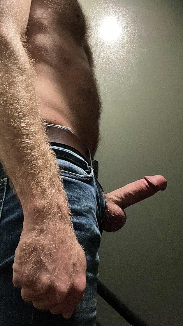 Photo by Nickplus33 with the username @Nickplus33, who is a verified user,  June 27, 2024 at 2:06 AM and the text says '#reveal #hairy #dilf #daddy #hung #massivecock #thickdick #balls'