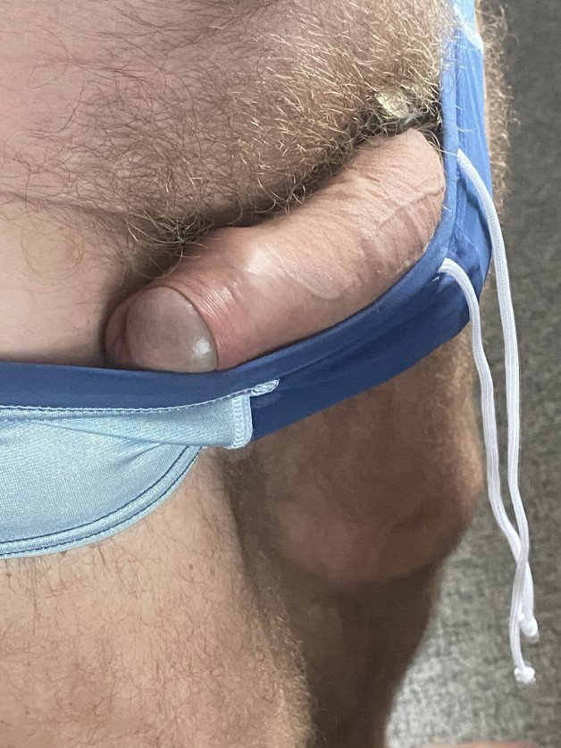 Photo by Nickplus33 with the username @Nickplus33, who is a verified user,  September 28, 2023 at 12:27 AM and the text says '#massivecock #thickdick #uncut #reveal #trunks #bush'