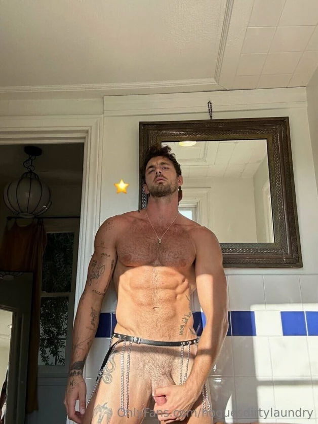 Photo by Nickplus33 with the username @Nickplus33, who is a verified user,  May 4, 2024 at 3:35 AM and the text says '#christianhogue #obsession #muscled #hairy #trimmed  #scruff  #chain #youngdilf'